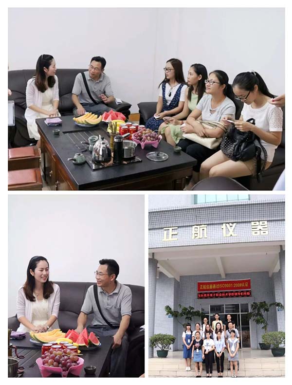 熱烈歡迎東莞育才職業(yè)技術(shù)學(xué)院的領(lǐng)導(dǎo)和老師們蒞臨正航儀器，關(guān)心應(yīng)屆畢業(yè)生的就職情況，探討校企長(zhǎng)期合作，了解企業(yè)對(duì)人才的所需，為企業(yè)輸送更優(yōu)秀的人才！